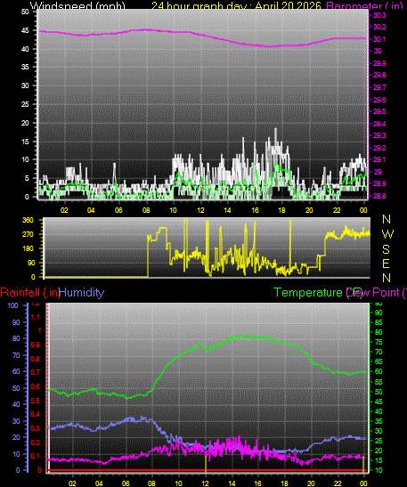 24 Hour Graph for Day 20